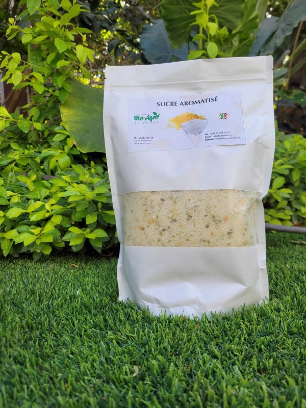 Sucre Aromatisé au Zeste de Citron