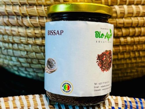 Confiture de Bissap Rouge sucrée (350g)